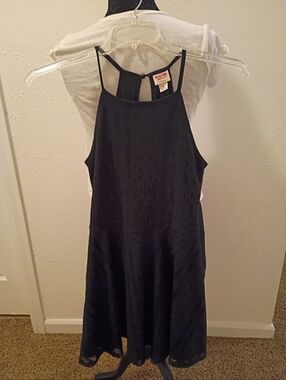 Mossimo Supply Co. Black Lace Detail Top